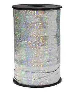 Лента голография 5 мм*200м Серебро (Китай)