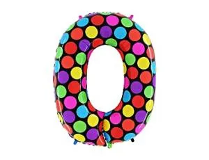 Цифра "0" Горох 16"/ Китай