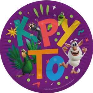 Тарелки "Буба и друзья" 7", 6 шт./501918