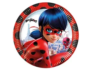 Тарелка  "Леди Баг" 8 шт 20см 1502-4686