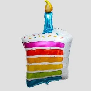 Кекс со свечой 45" (Китай)/ 4789298