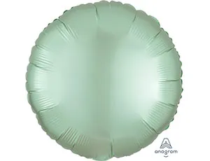 Круг Сатин Mint Green ( мятный ) 18" (Анаграм) / 1204-0906