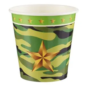 Стакан "Камуфляж Звездный" 250 мл. 6 шт./77535