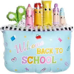 26" Школьный пенал, голубой / Китай 26791