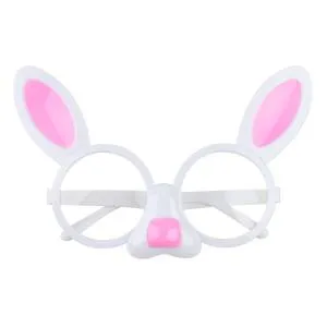 Карнавальные очки Зайчик, белый / 6232348