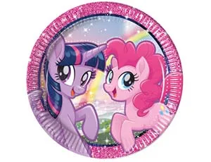 Тарелки  "MLP и друзья" 23 см. 8 шт.