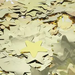 Конфетти для шаров "Звезды золото" 50 гр.