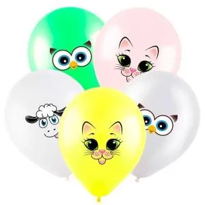 12" Мордочки животных, пастель (Турция)