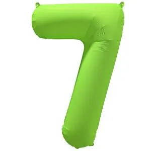 40" Цифра "7" Неон Green / Китай 1207-6149