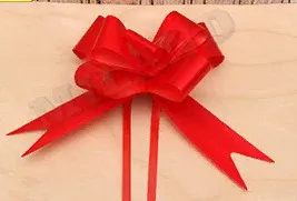 Бант-бабочка БЛ-8089/ 3 см. Красный классика