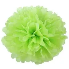 Помпон из бумаги 45 см (салатовый)
