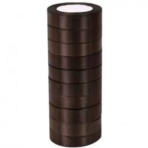 Лента атлас черный 20 мм*22,85м /88017571