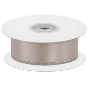 Лента атлас слоновая кость 12мм*22,85м/87995932