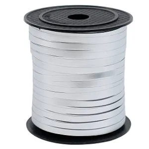 Лента металл 5 мм*200 м Матовый Серебро /191931