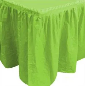 Юбка для стола "Делюкс" Лайм 0,75*4м (Колумбия)