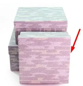 Коробка 15*15*7 "Камуфляж" Сердечки/ HZ-Z-2593