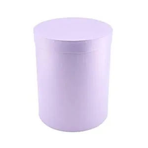 Коробка 200-180 Фиолетовый сатин цилиндр 20*20*25