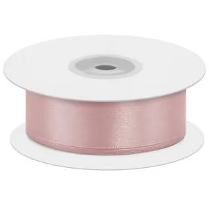 Лента атлас розовое золото 25 мм*22,85м L25147