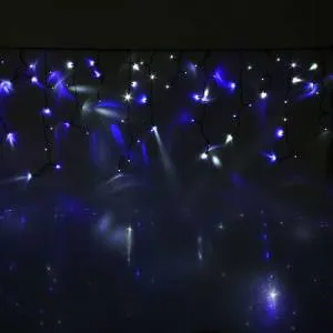 Гирлянда "Бахрома"улич. 2*06 м.1080151 бело-синий