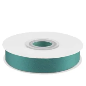 Лента атлас карибский голубой 12 мм*22,85 м / 12096