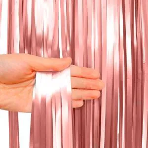 Занавес "Дождик" Розовое золото 2м*1м (Китай) 20482-КТ