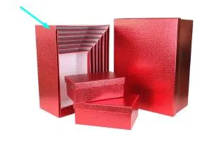 Коробка Текстура кожи красная 35*27*15.5 /SY605-RED