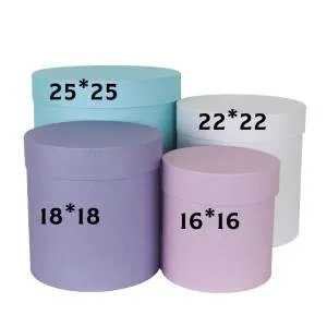 Коробка 25*25 см Цилиндр /FUT000035970