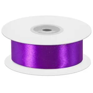 Лента атлас темно-фиолетовый 25 мм*22,85м/25046