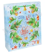 Пакет подарочный ПКП-8862 18*23*8 см с глянц. ламинацией 