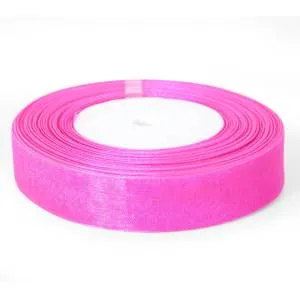 Лента Органза 2,5 см.*45,72 м Фуше/ F014-39/102
