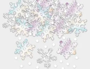 Конфетти "Снежинки перламутровые" 14гр