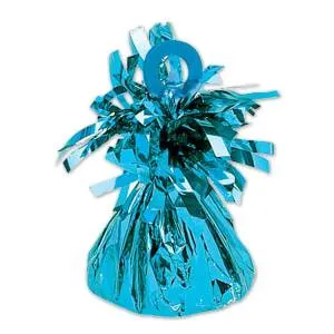 Грузик д/шара Конус голубой 170гр1302-0754