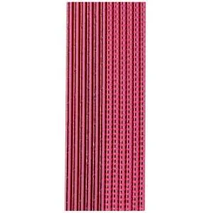 Трубочка д/коктеля фол розовая 12шт./1502-4859