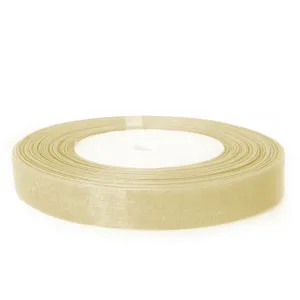 Лента Органза 1,2 см.*45,72 м Бежевый/ F014-40/100
