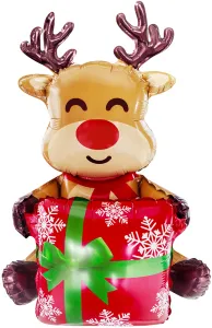 3D Олень с подарком / Китай 24879