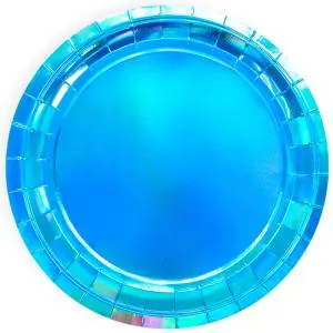 Тарелка  "Лазурный, голография" 9", 6 шт./625046