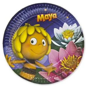 Тарелки  "Пчелка Майя" 23см. 8 шт.
