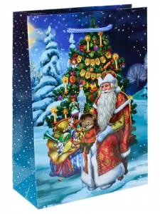 Пакет подарочный ПКП-6160 32,4*44,5*10,2 см с глянц. ламинацией 