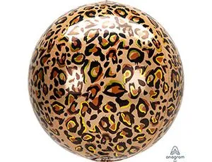 16" 3D Сфера Леопард Сафари (Анаграм)/1209-0346