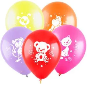 12" Зверюшки (5 дизайнов) (Турция)