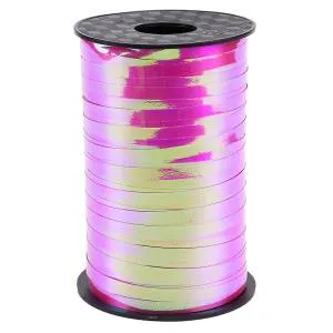 Лента голография 5 мм*250м Северное сияние Ярко-Розовый/ 6233121