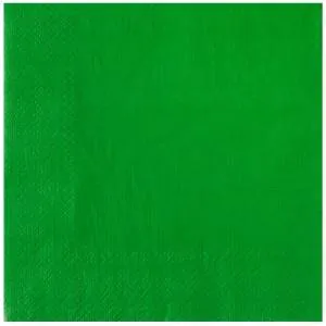 Салфетка зеленая 33 см 12 шт./1502-6211