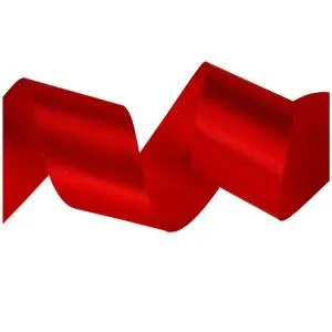 Лента атлас красный 50мм*27,4 м/1509-0400