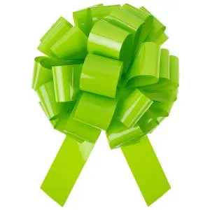 Бант лаковый Салатовый 36 см / 661069