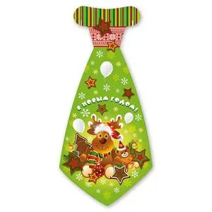 Галстук "С НГ Олень" 8 шт.