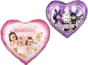 18" Сердце, Блоки Любимая игра, розовый/сиреневый / Китай 27043 / Китай 24058