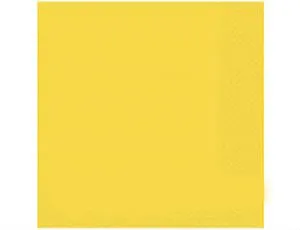 Салфетка желтая 33см 16шт. 1502-0057