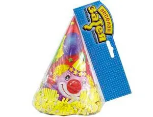 Колпак "Клоун с шарами с бахромой"