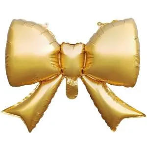 МИНИ Бант золотой сатин (Китай) / 1206-1747