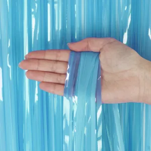 Занавес "Дождик" Сочный цвет - Голубой 100*200см (Китай) 6015447